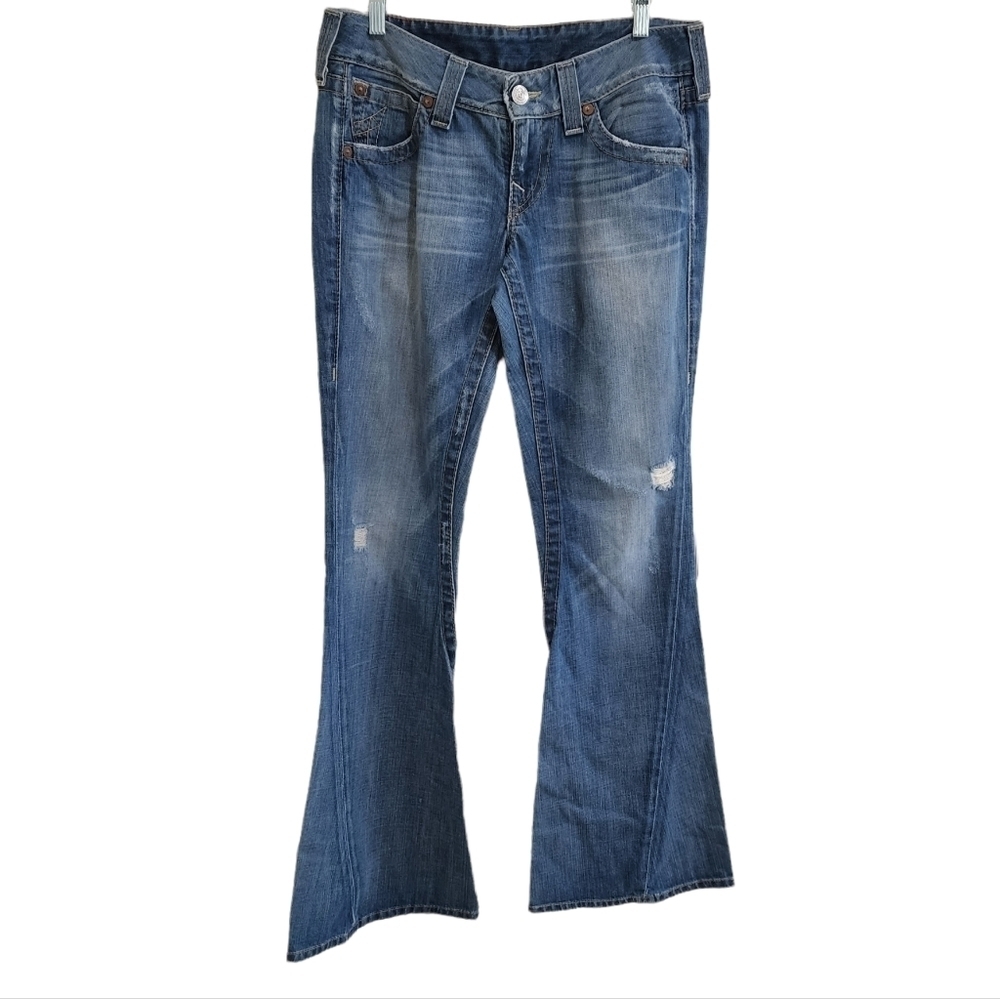 True Religion Low Rise Joey Flared Bootcut Jeans … - image 1